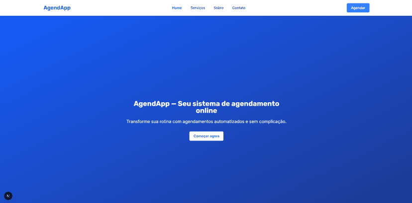 Print do projeto Projeto AgendApp