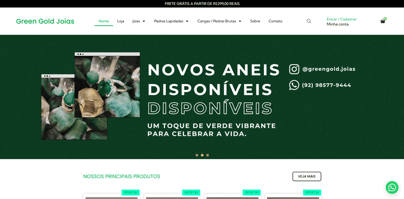 Print do projeto Projeto Green Gold