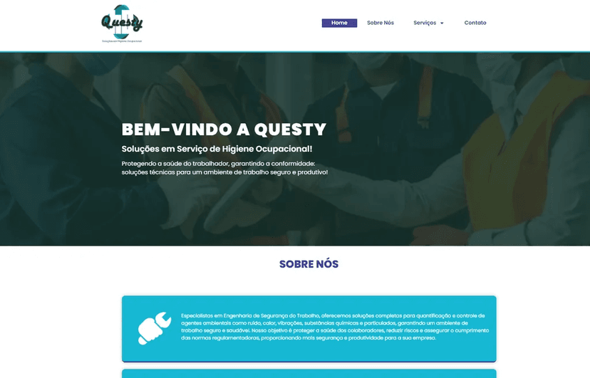 Print do projeto Questy
