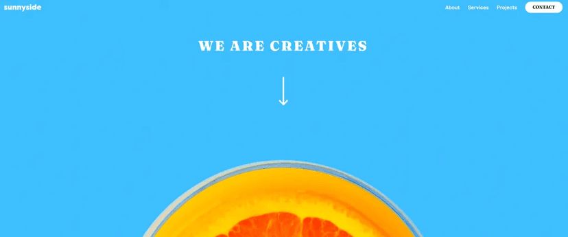 Print do projeto Sunnyside Agency