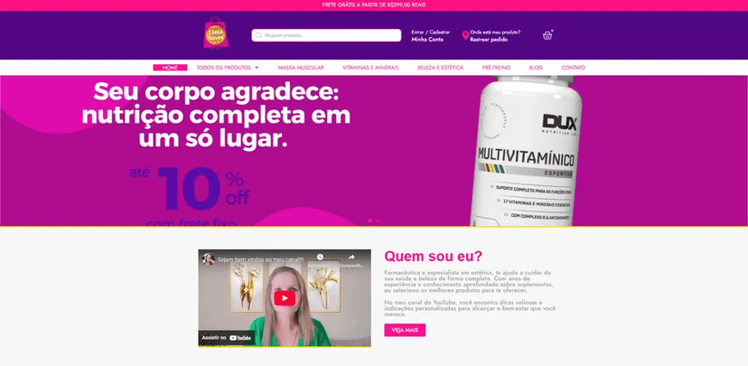 Print do projeto Projeto Tânia Neves